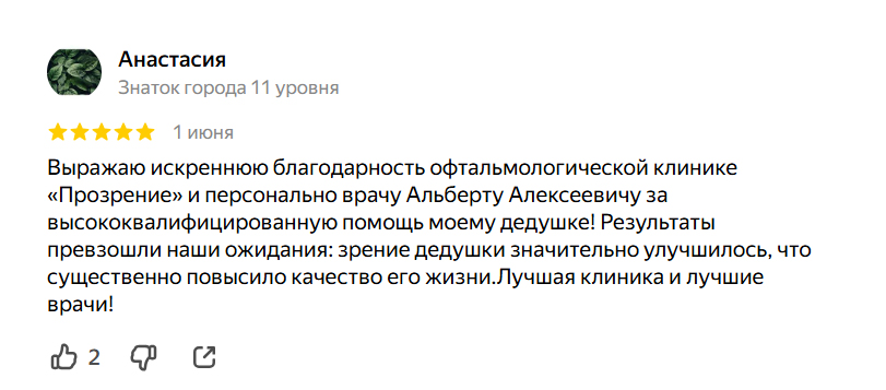 Диагностика зрения