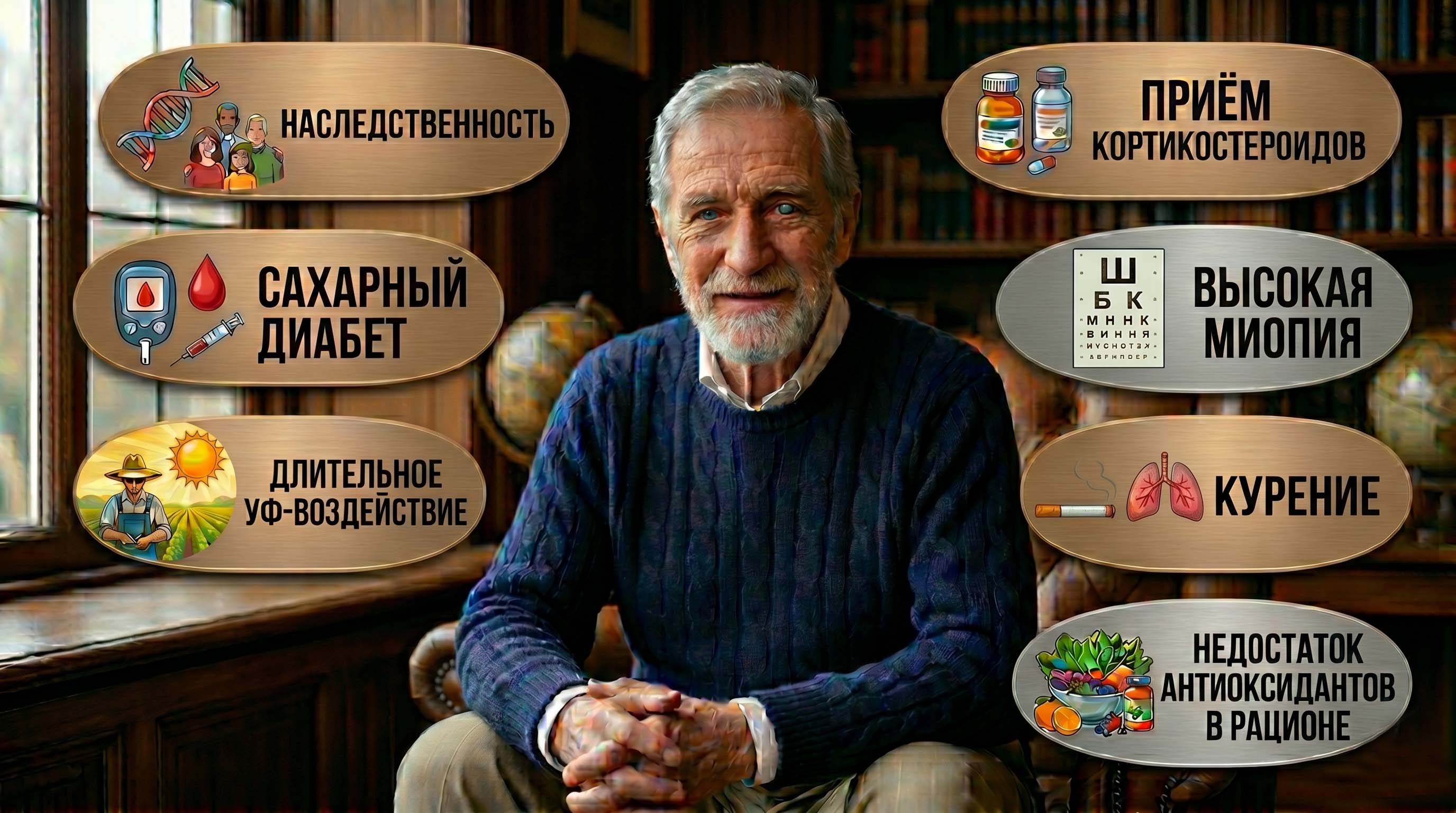Факторы риска возникновения катаракты