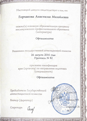 Бологова Анастасия Михайловна